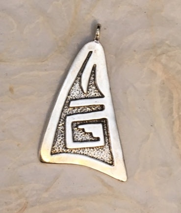 865 - Charm, Hopi Overlay Style