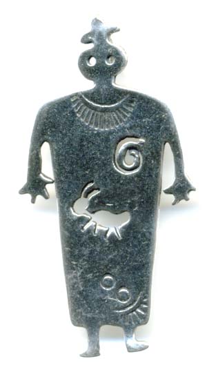 922 - Charm / Pendant - Spirit Man 1