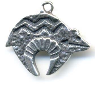 923 - Charm - Bear with Heart Line