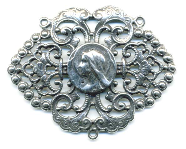 934 - Center - Large Filigree - Mary