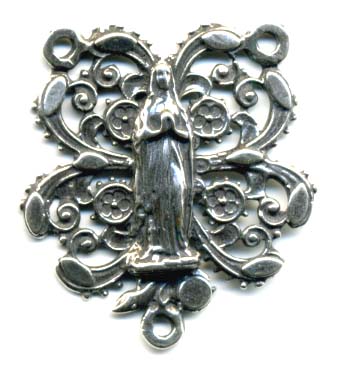 951 - Center - Praying Mary/Filigree