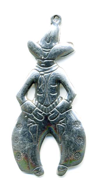 958 - Charm/Pendant - Cowboy.