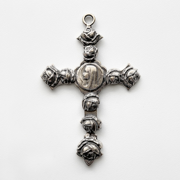984 - Cross - Mary with Roses