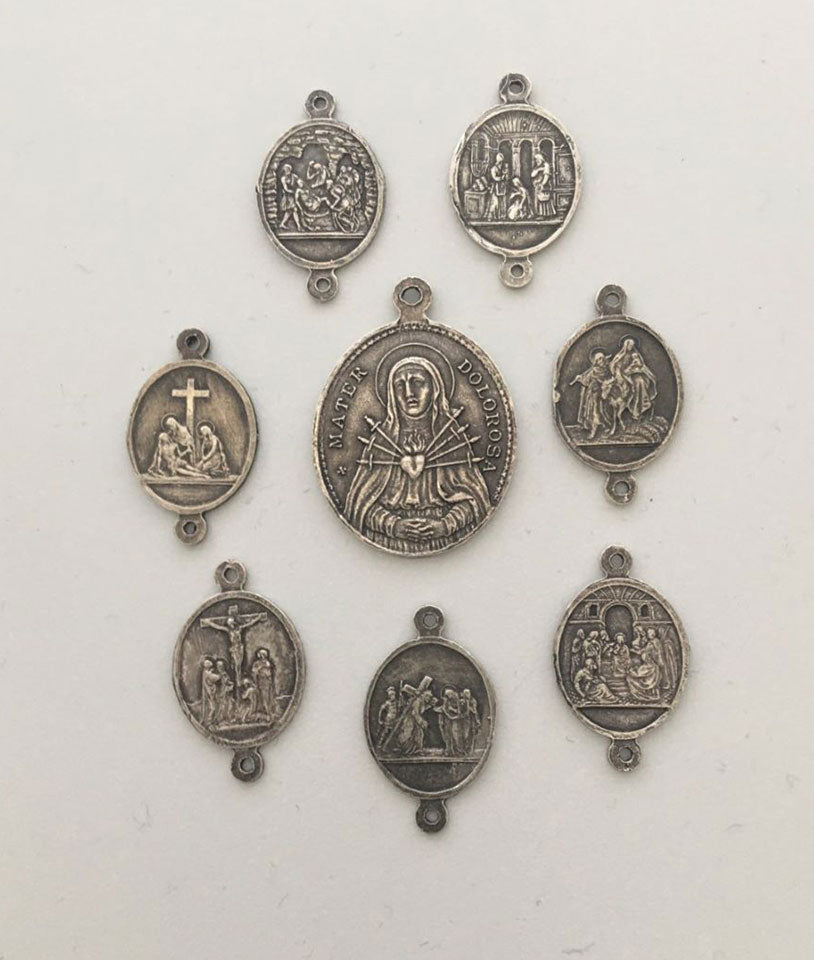 1488 SET Seven Sorrows – Rustic, 8 pcs.