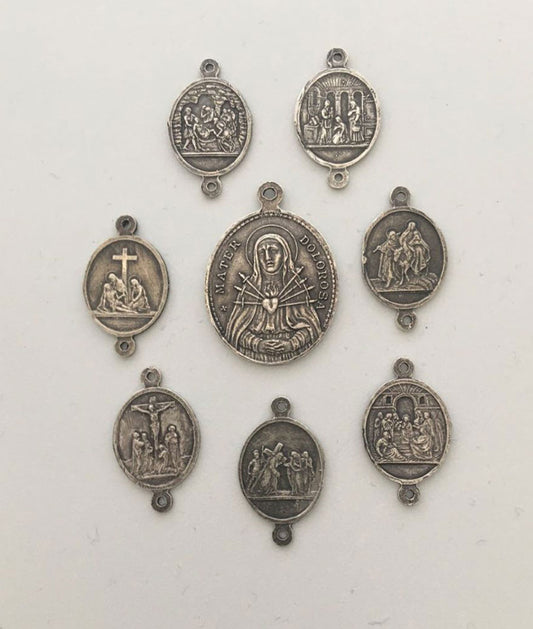 1488 SET Seven Sorrows – Rustic, 8 pcs.