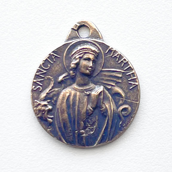 1592 MEDAL, St. Martha and the Dragon, 3/4"