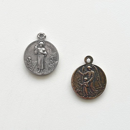 432 - Medal, Guardian Angel/Jesus, France