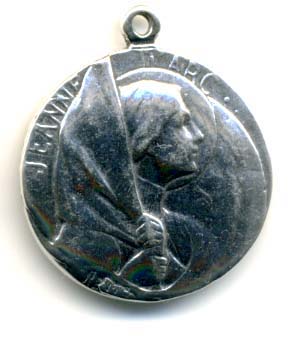 1070-M - Medal - Joan of Arc, Reims