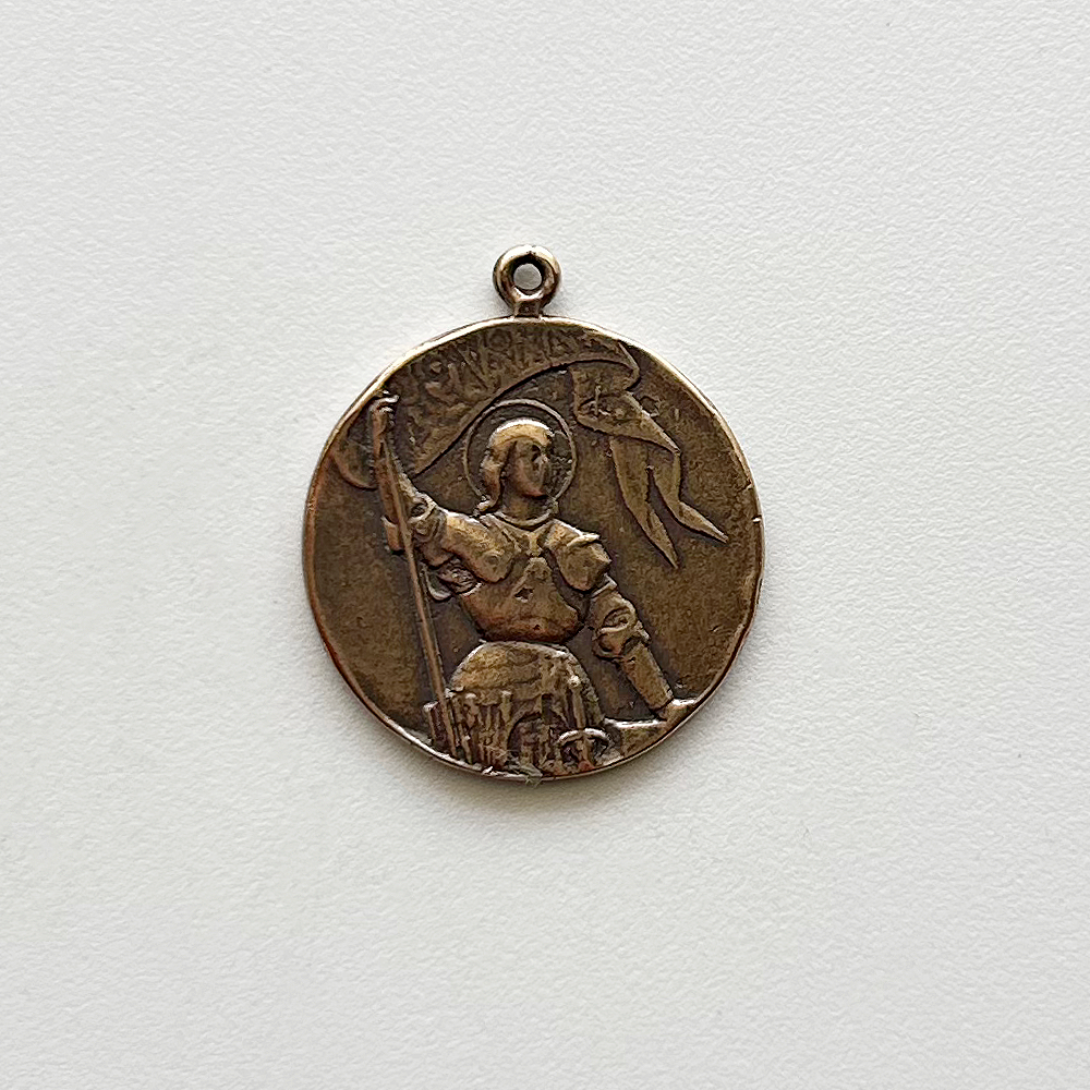1071 - Medal - Joan of Arc, Crown and Sword