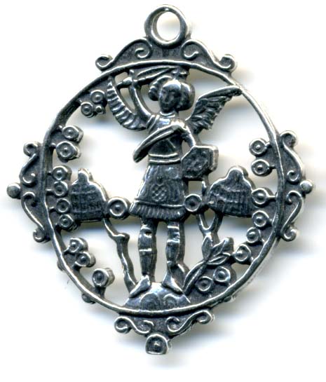 1074 - Medal - St. Michael, Paris - 18C