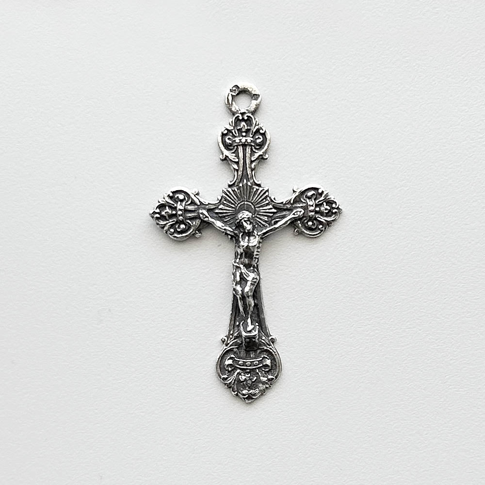 1078 - Crucifix - Elegant Floral