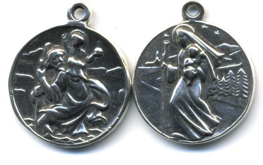 1079 - Medal - Our Lady of the Road, St. Christopher
