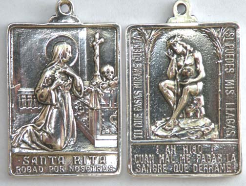 1083 - Medal - St. Rita #2