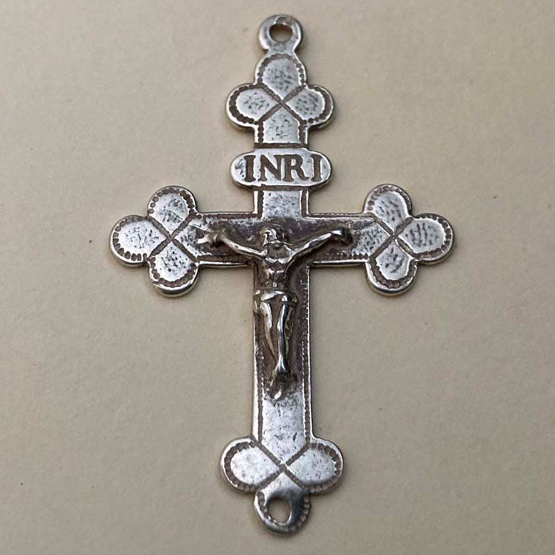 368 - Crucifix, European, Trinity Form