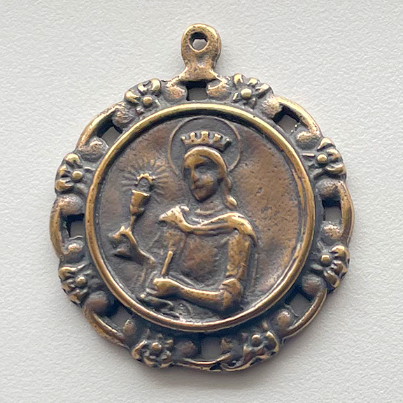 1105 - Medal - St. Barbara - 1¼"