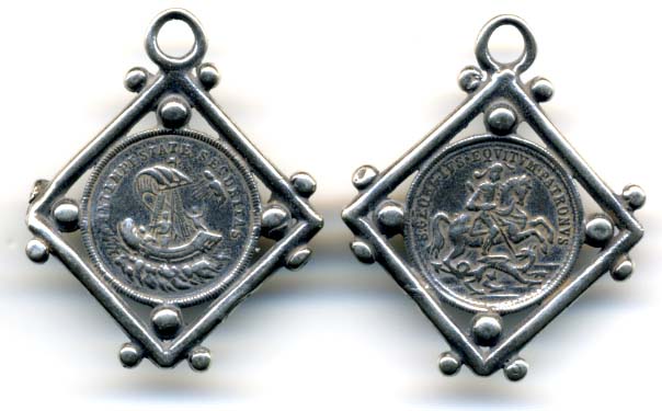 1110 - Medal - Shaped, St. George