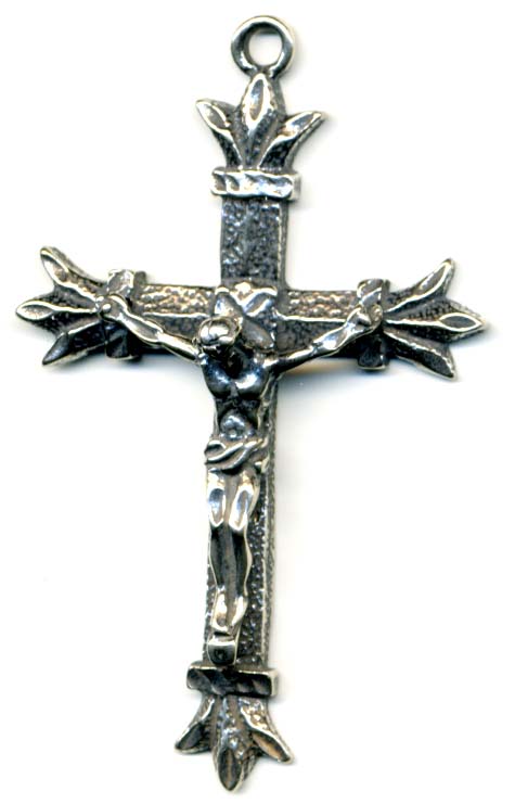 1112 - Crucifix - 3 Leaves