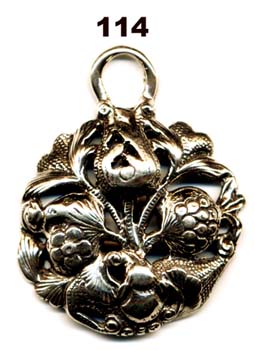 114 - Pendant, Chinese Floral
