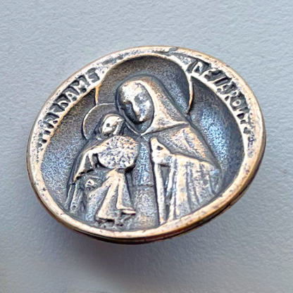 1186 - BUTTON - Our Lady of the Road - 3/4”