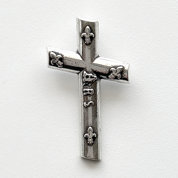 1200 - CROSS, with Fleur De Lis, "Ars," Associated with St. John Vianney, France