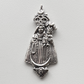 1222 - Medal - Mary and Child Crowned W/Angel, Latin America 19C - 2"