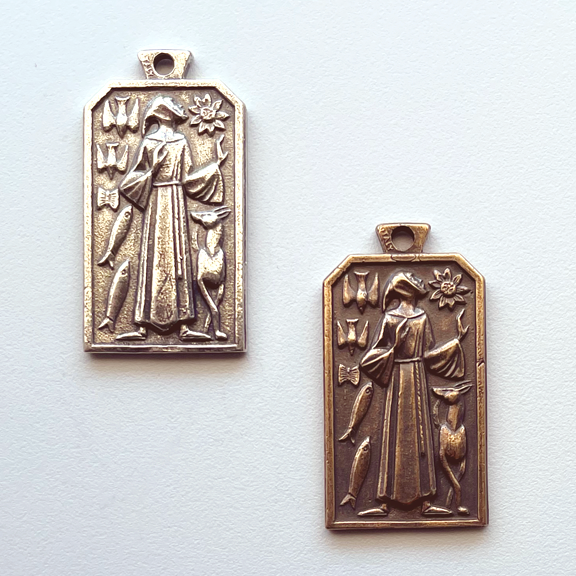 1245 - Medal - Saint Francis, Elegant