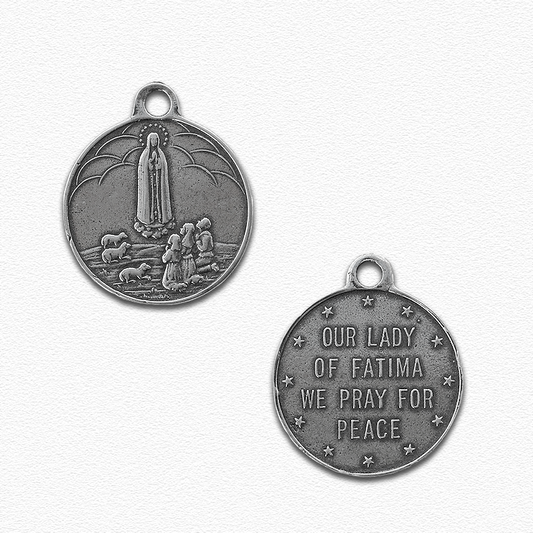 1266 - Medal - Fatima, PRAY FOR PEACE