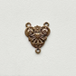 1288 – CENTER – Small – Sacred Heart with Flowers