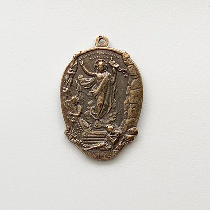 1306 MEDAL, Agnus Dei Easter/He is Risen