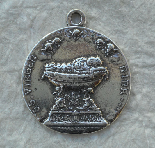 1311 MEDAL, Virgin Mary as an Infant/Blank Reverse