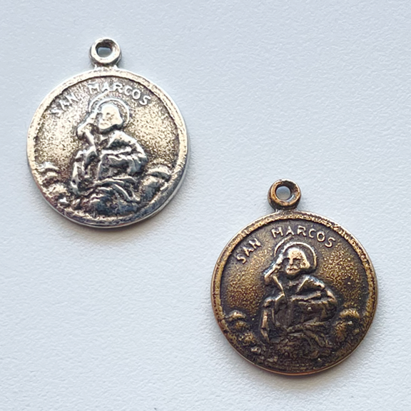 1398 MEDAL/CHARM, St. Mark, The Evangelist - One sided