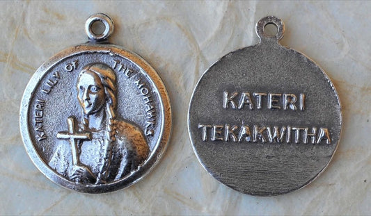 1439 MEDAL, St. Kateri Tekakwitha, Tekawitha, Lily of the Mohawks