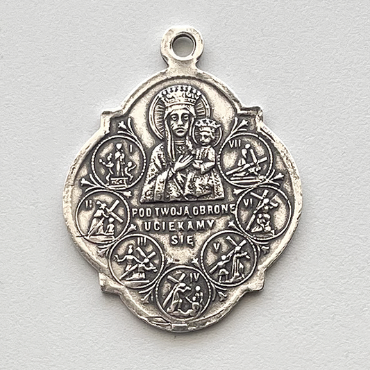 1449 MEDAL, Way of the Cross, Seven Stations of the Cross on Each Side