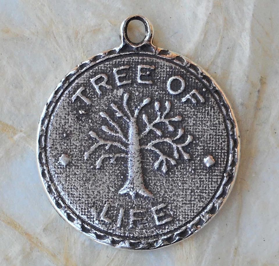 1452 MEDAL, PENDANT, CHARM - Tree of Life
