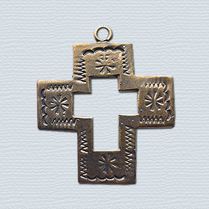 1505 SOUTHWEST/CROSS - Beautiful with stamps and cut-out Cross within a Cross