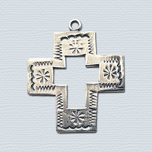 1505 SOUTHWEST/CROSS - Beautiful with stamps and cut-out Cross within a Cross