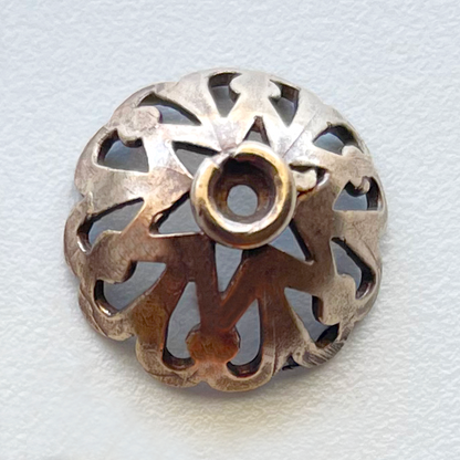 1585 FINDINGS, BEAD CAP, Simple, Symmetry, 1/2"