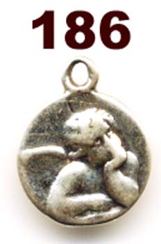 186 - Charm, Small Victorian Angel