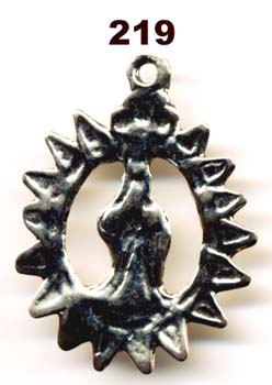 219 - Medal, Sunburst Virgin Mary