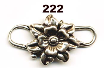 222 - Clasp, Double Flower