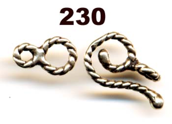 230 - Clasp, Twisted Cleft, Small