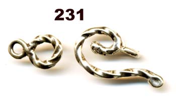 231 - Clasp, Twisted Cleft, Large