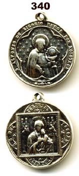 340 - MEDAL, Our Lady of Perpetual help/ St.Alfonso of Ligorio