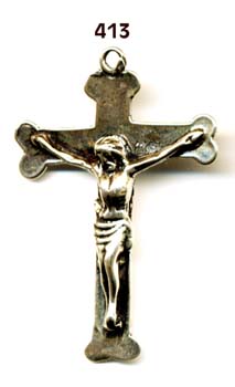 413 - Crucifix, Spanish Southwest, 19C