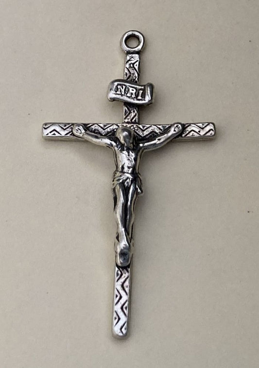 421 - Crucifix, Patterned
