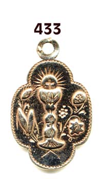 433 - Medal, Chalice/Eucharist