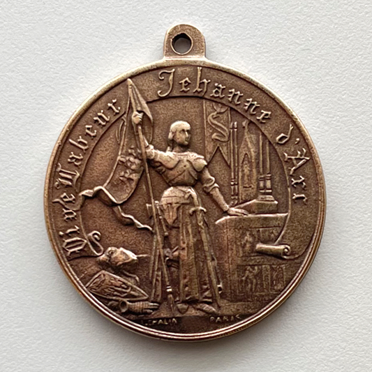 440 - Medal, Joan of Arc, France, Large - 1 1/2"