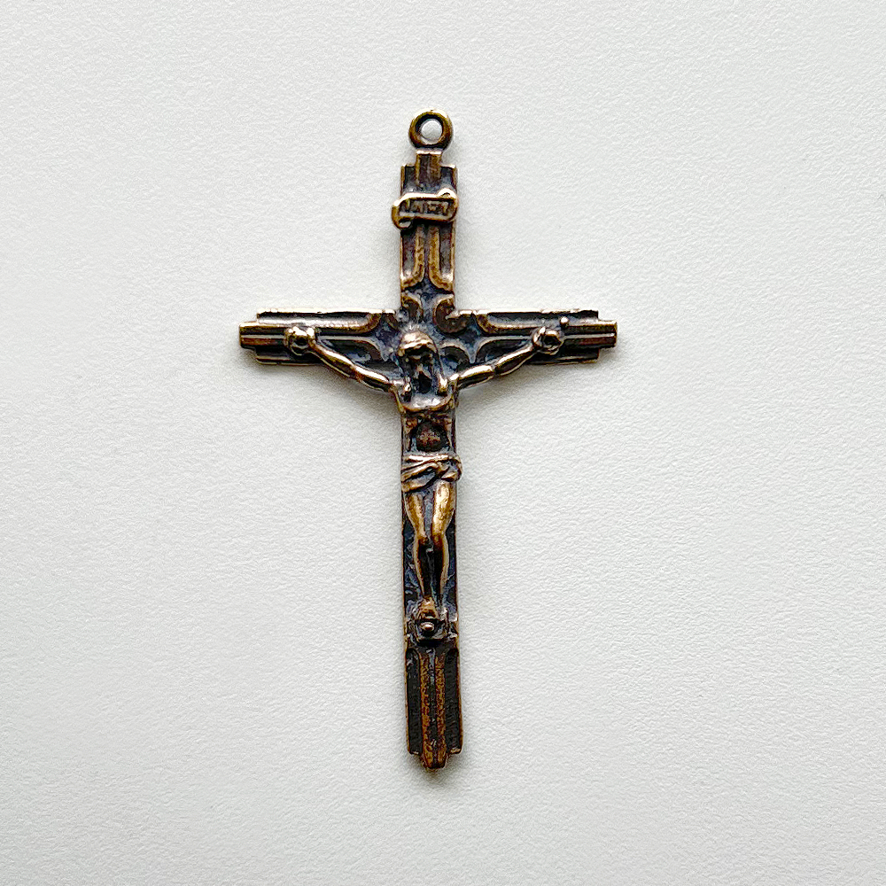 441 - Crucifix, Elegant Wood