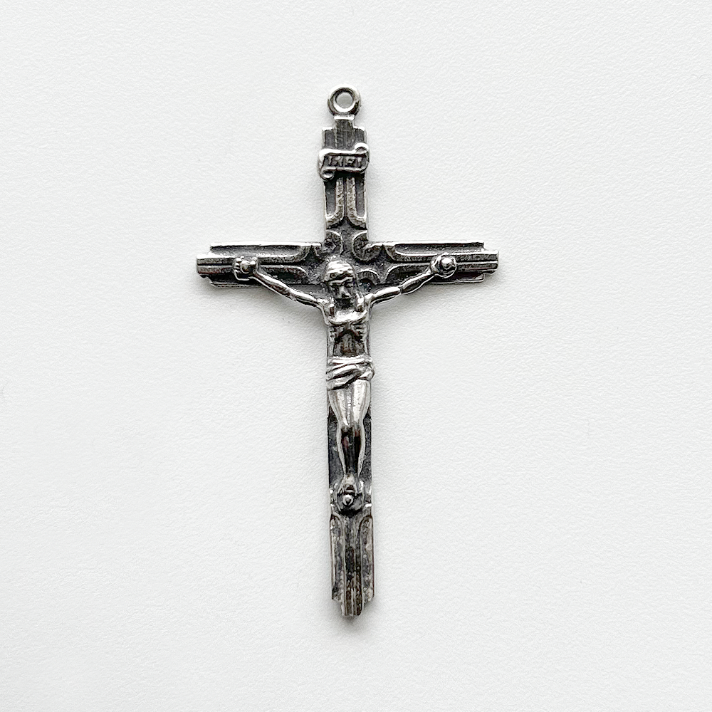 441 - Crucifix, Elegant Wood