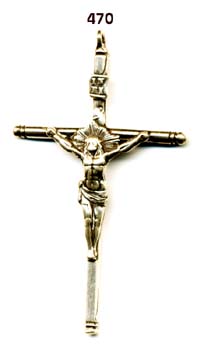 470 - Crucifix, Elegant, Spain 18C